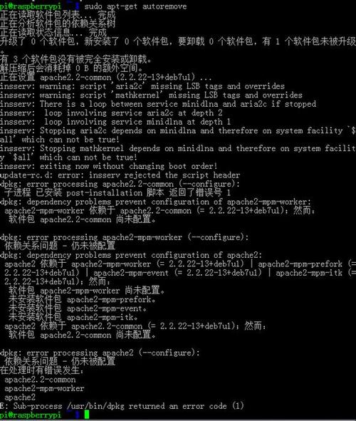 树莓派 apt 报错