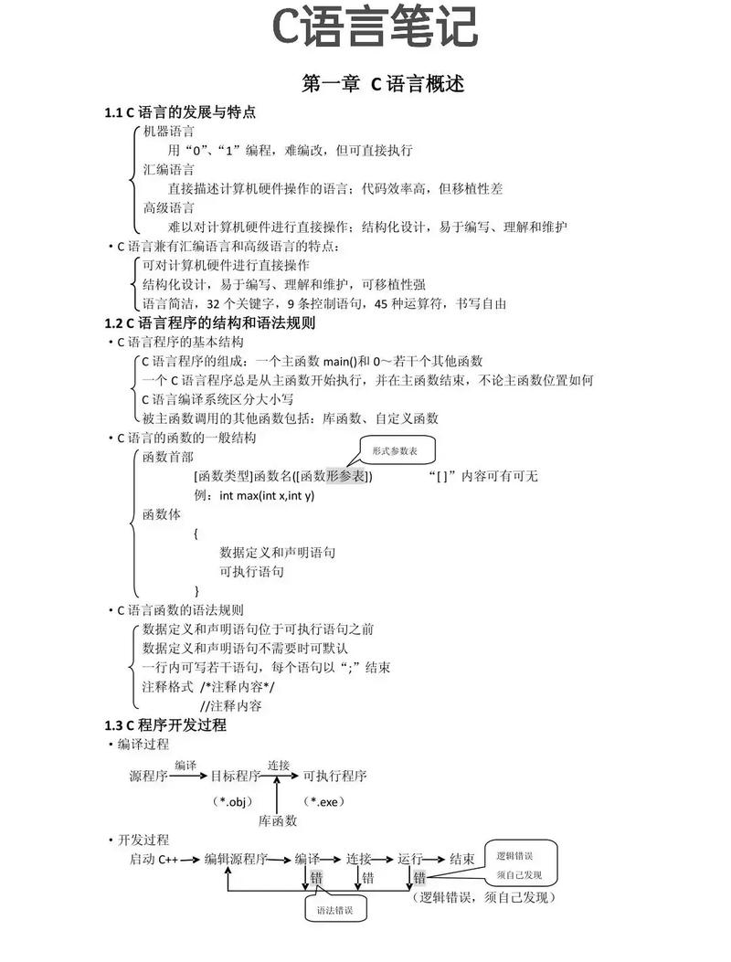 大一如何突击c语言