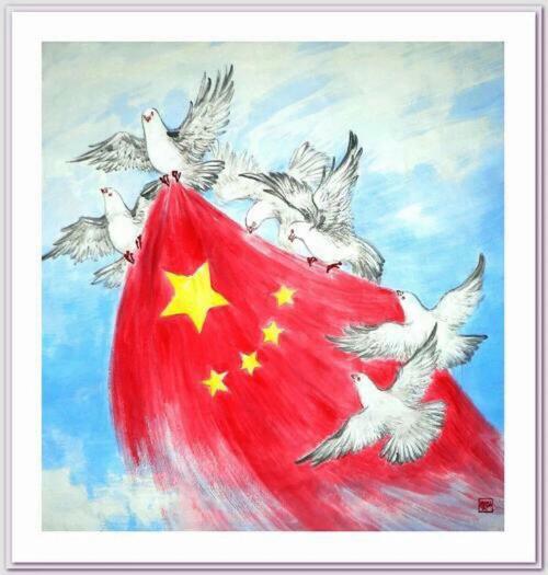 水墨云：国庆特惠(国庆节水墨画图片)（国庆 水墨画）