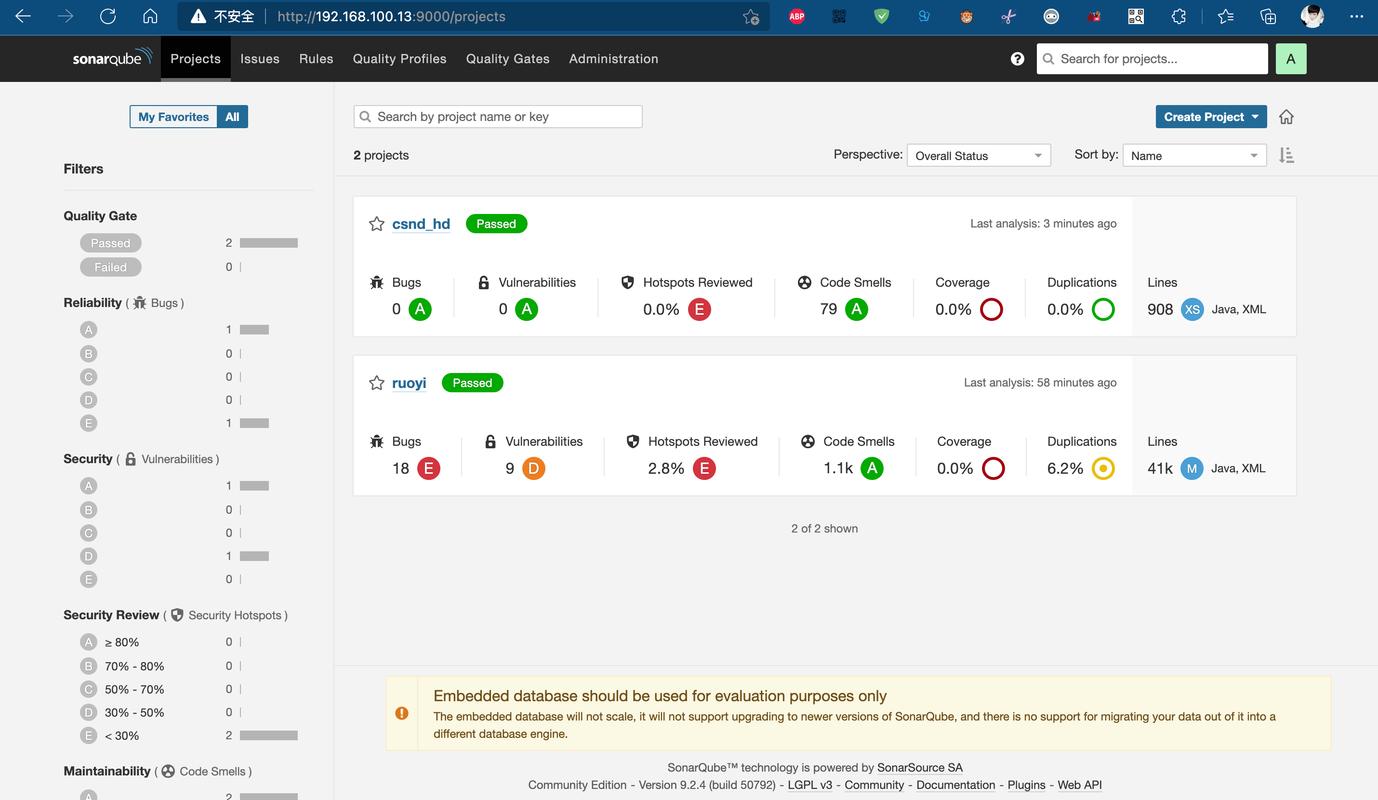 代码检查工具sonar_SonarQube 部署