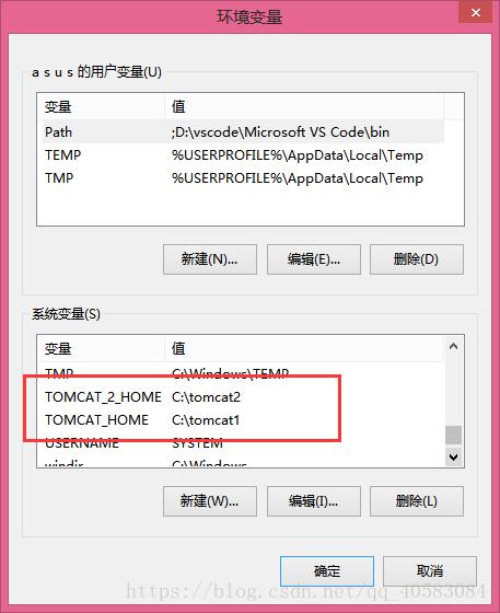 windows server 2012 下如何修改tomcat8的端口？