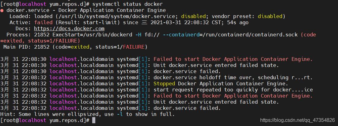 CentOS安装docker错误解决