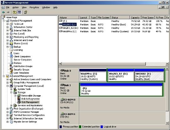 windows Server 2003设置网站大小磁盘配额操作