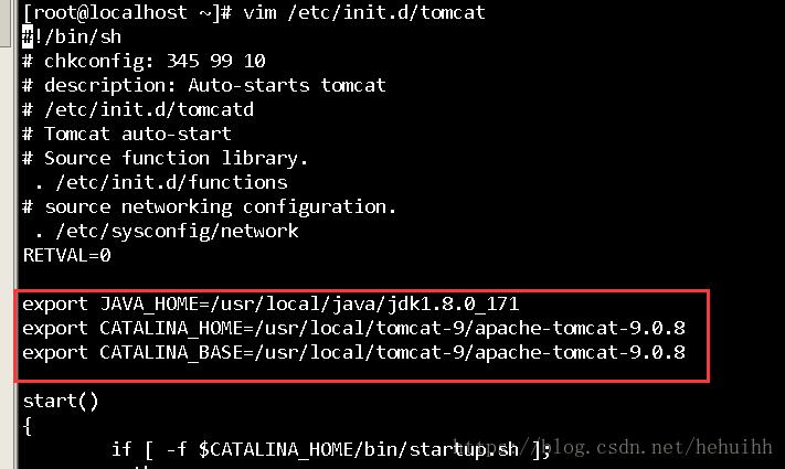 linux设置tomcat自启动的方法