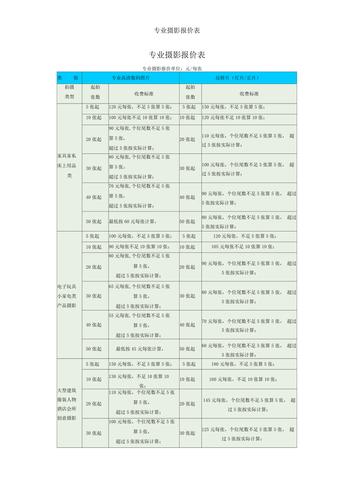 快照收费标准_收费标准类