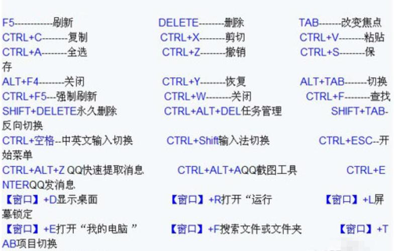 窗口切换快捷键是什么