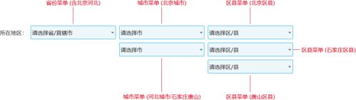 地址管理之省市区三级联动菜单 _菜单管理