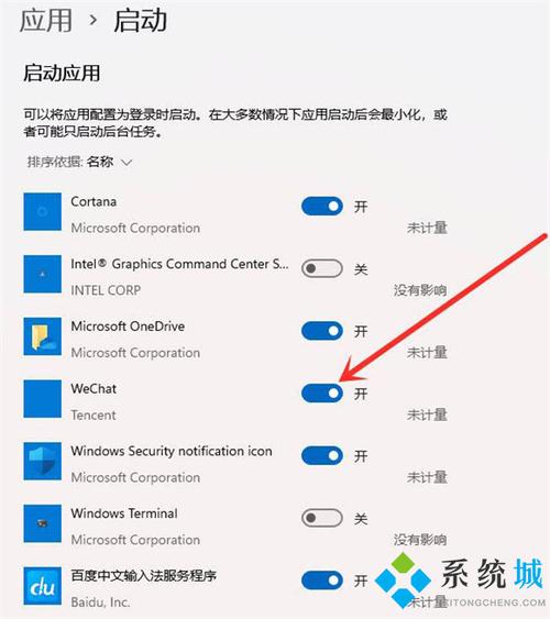 Win11系统设置开机启动项的方法