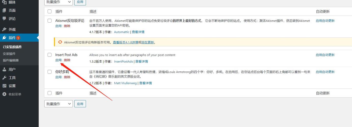 wordpress 网站广告怎么添加