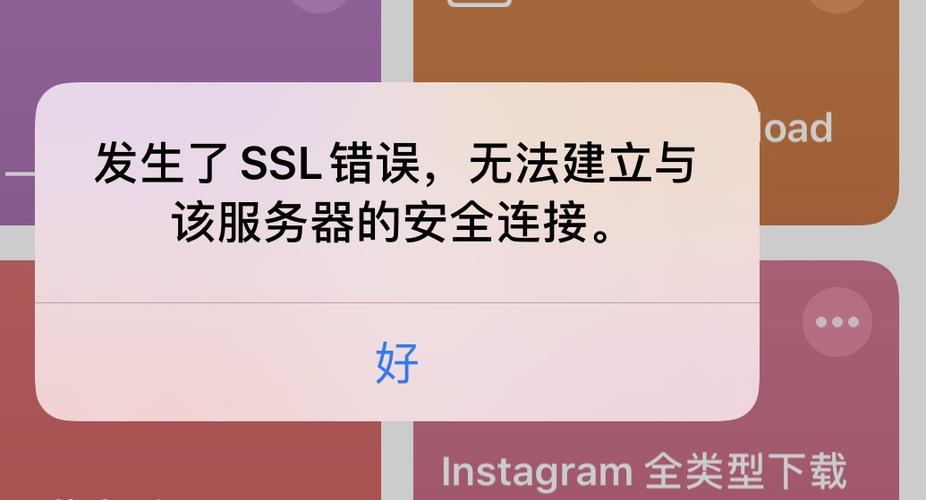 ssl错误无法建立安全连接