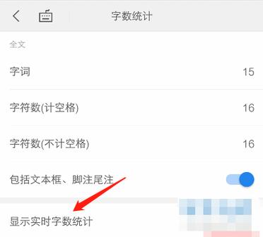 wps文档怎么查看详细字数信息？