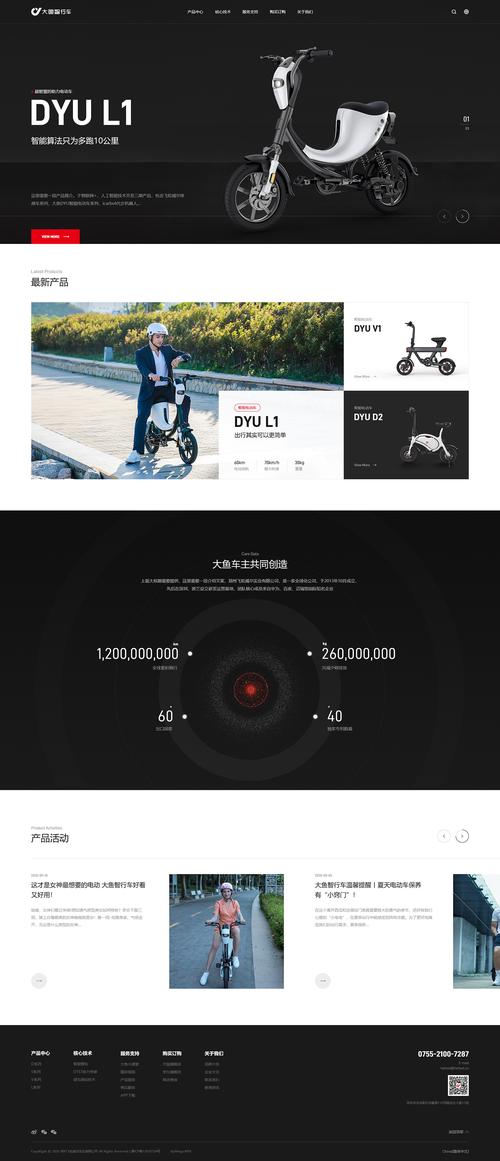 电动车网站模板_网站模板设置