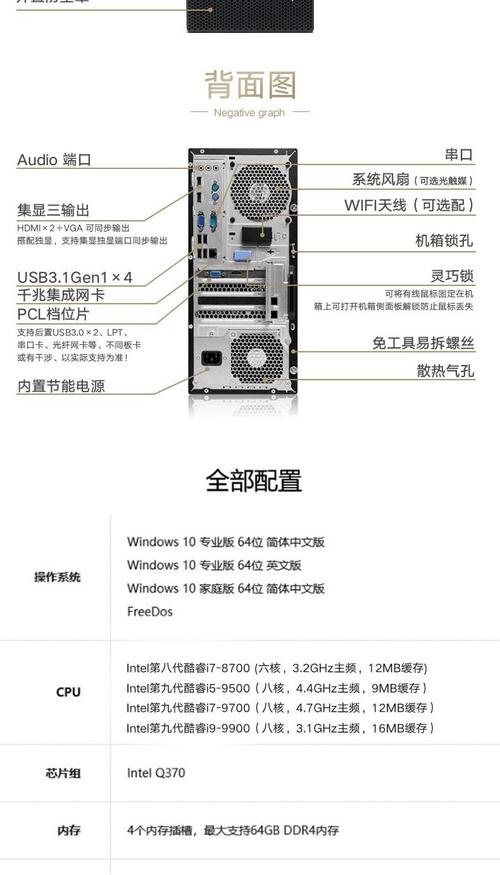 电脑主机尺寸_电脑端