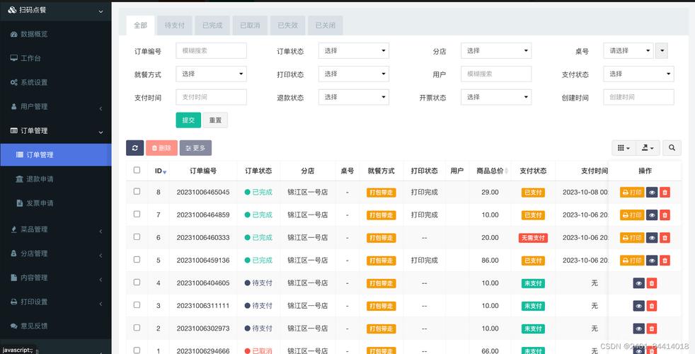 开源点餐系统_开源组件Web站点