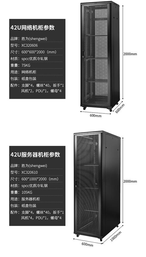 标准服务器机柜尺寸参数