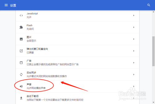 谷歌浏览器怎么关闭声音提示？