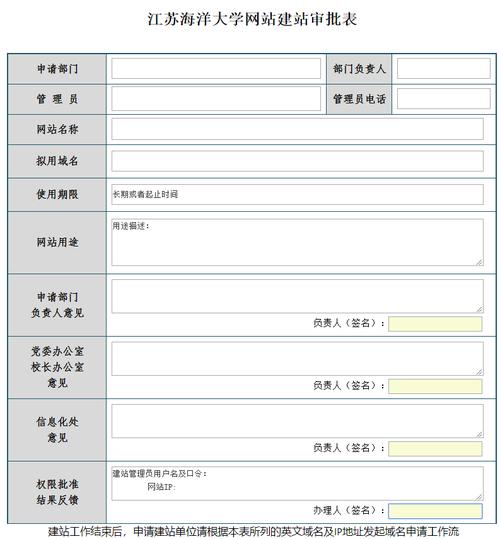 网站建设如何申请建立网站