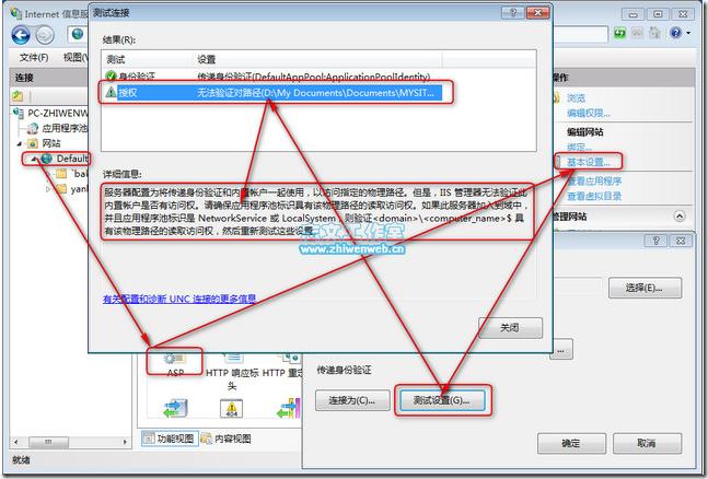 Win2008 R2中IIS7.5配置完网站权限不足问题的解决方法