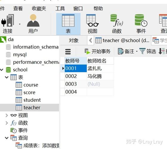 mysql 在数据库中创建表_步骤3：在GaussDB数据库中创建外表