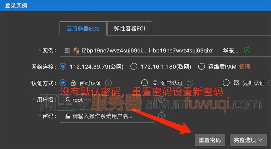 帮我找回云服务器密码是什么