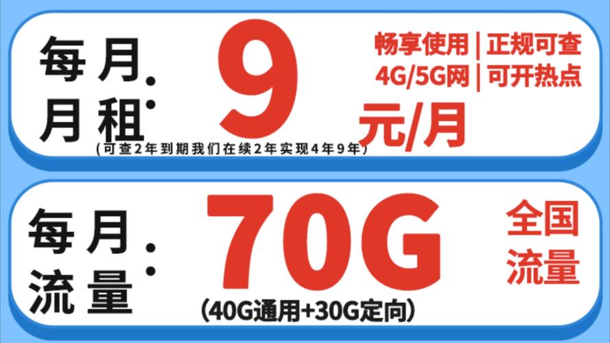 电信9元90G流量卡套餐，推荐一款电信欢喜卡