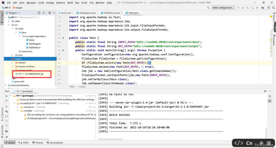 mapreduce jobconf_在缓存中找不到HDFS