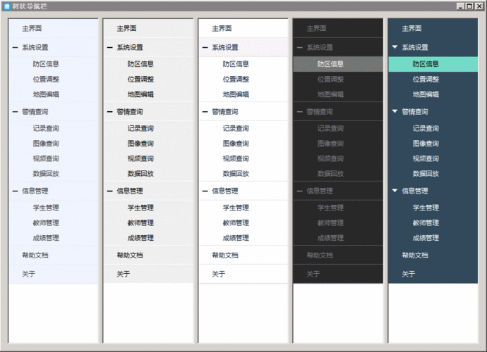 动态创建控件_树形控件