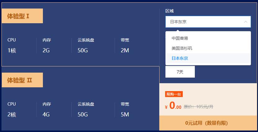 免费服务器试用7天_免费试用