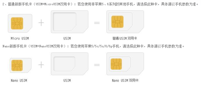 区分正规卡，怎么区分手机卡是哪种卡类型？