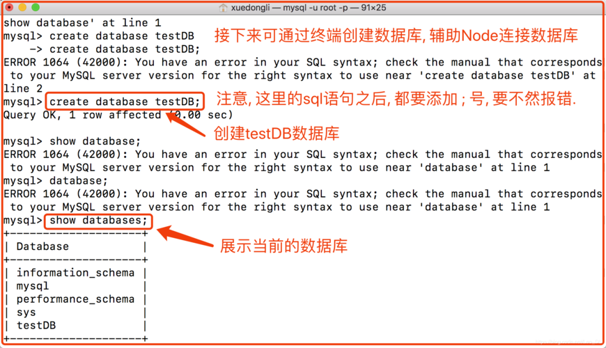 如何在Mac上配置并使用MySQL数据库？