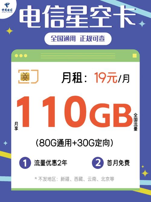 电信19元110g是真的吗，电信天月卡套餐资费介绍