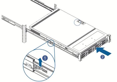 联想服务器机柜导轨安装图