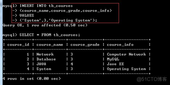 mysql数据库表中添加一列数据_Mysql数据库