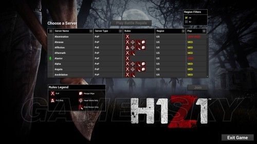 h1z1大逃杀 什么服务器