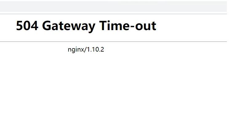 Nginx PHPFcgi中因PHP执行时间导致504 Gateway Timeout错误解决