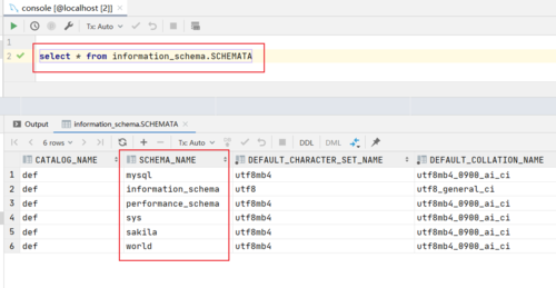 mysql一个数据库多个schema_创建数据库SCHEMA