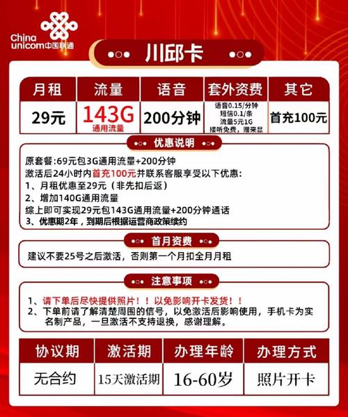 19元143G通用流量 200分钟通话，期待已久的联通阳光卡终于上架啦！