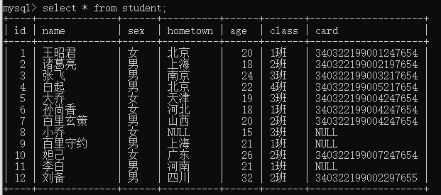 mysql数据库男女_Mysql数据库