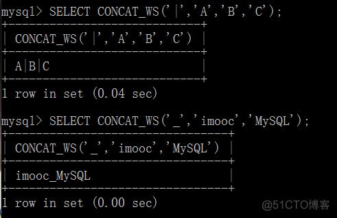 mysql字符串转数字_字符串函数