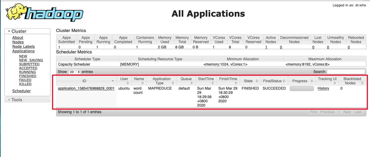 mapreduce参数_MapReduce作业信息无法通过ResourceManager Web UI页面的Tracking URL打开