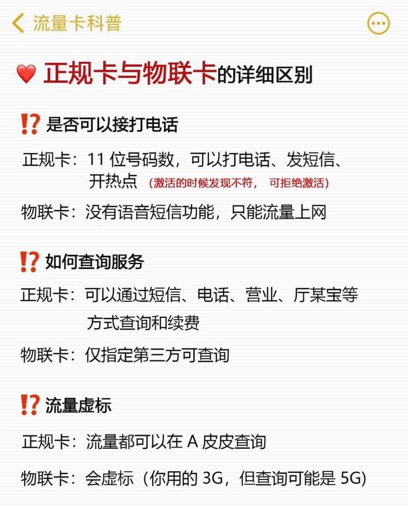 正规流量卡判断标准，一篇文章教你辨别是正规卡还是物联卡！