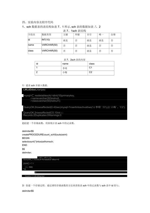 MySQL数据库创建表实验报告_实验报告