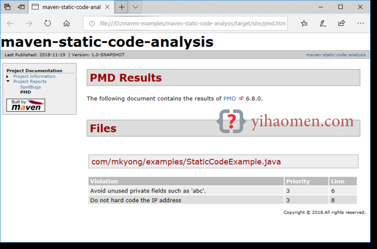maven pmd_Maven