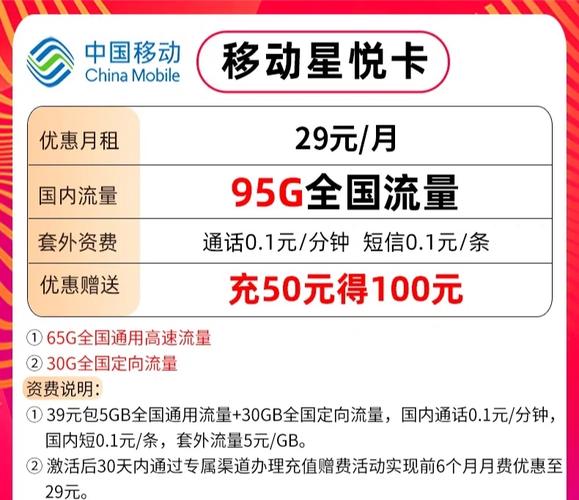 移动乐玩卡，移动流量卡29元95G值得办理吗？