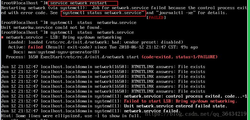 networkmanager 启动_NetworkManager服务无法启动，报错：Failed to restart NetworkManager.service: Unit NetworkManager.service is masked