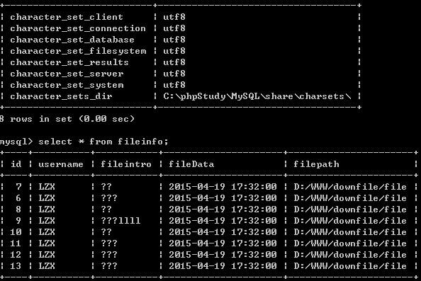 mysql数据库中文问号_Mysql数据库