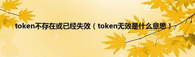 token无效