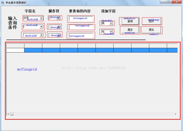 vb中如何显示查询的数据库