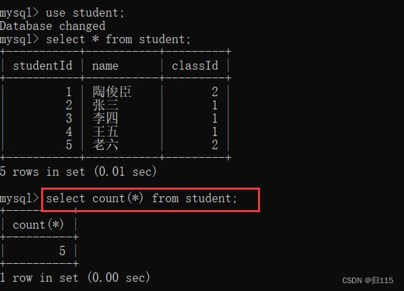 mysql 数据库 count_count