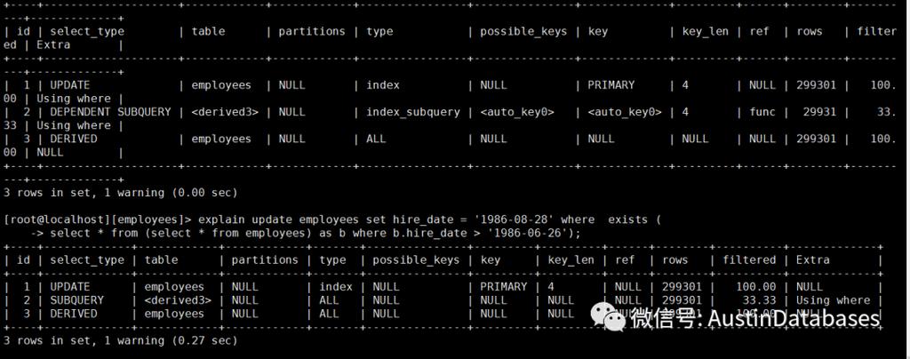 mysql hint_REWRITE HINT